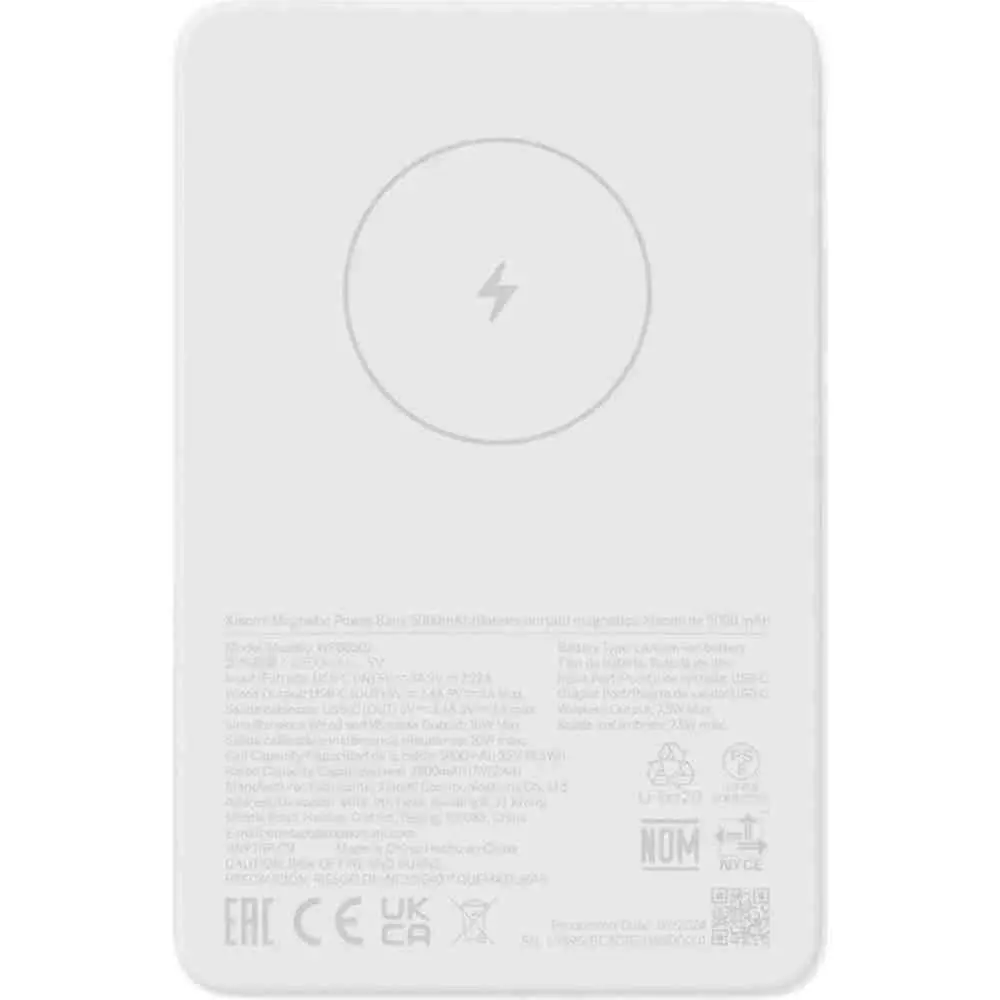 Acumulator extern Xiaomi Magnetic, alb