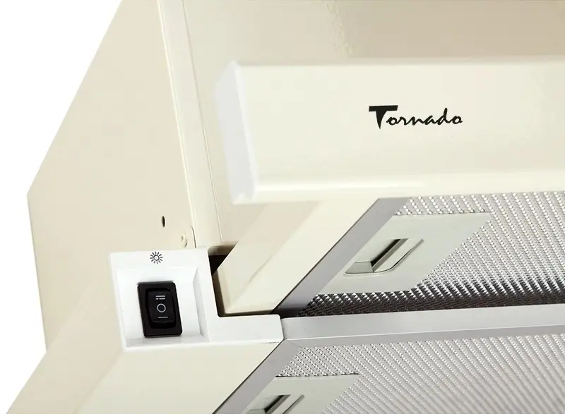 Вытяжка Tornado Storm 700 (60) LED, бежевый