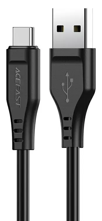 Cablu USB Acefast USB to Type-C 1.2m, negru