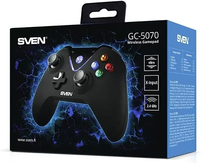 Gamepad Sven GC-5070, negru