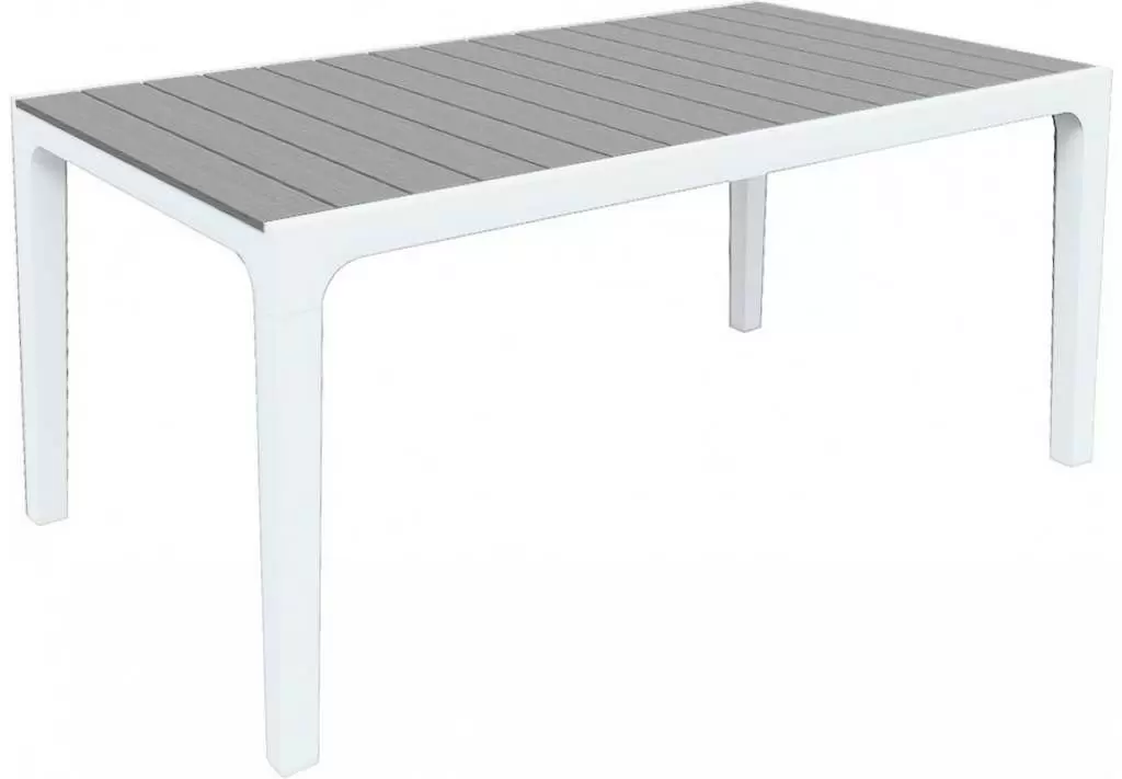Садовый стол Keter Harmony, белый/серый