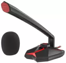 Microfon Genesis Radium 200, negru/roșu