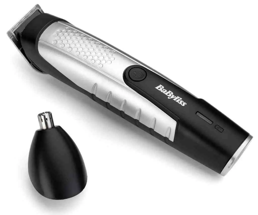 Maşină de tuns barba Babyliss T812E, argintiu