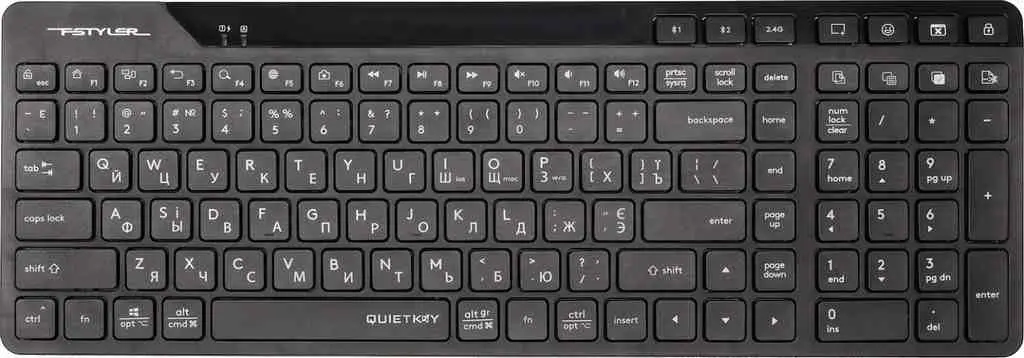 Клавиатура A4Tech FBK27C AS, черный
