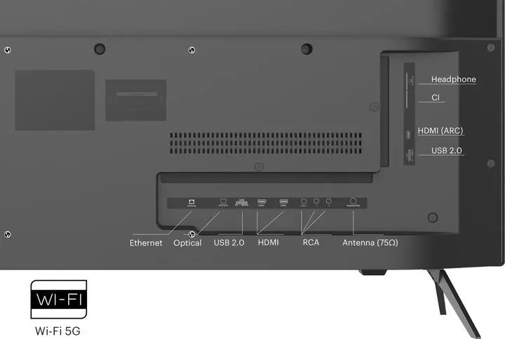 Televizor Kivi 40F760QB, negru