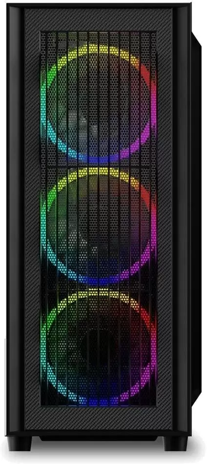 Carcasă Sharkoon RGB Wave, negru