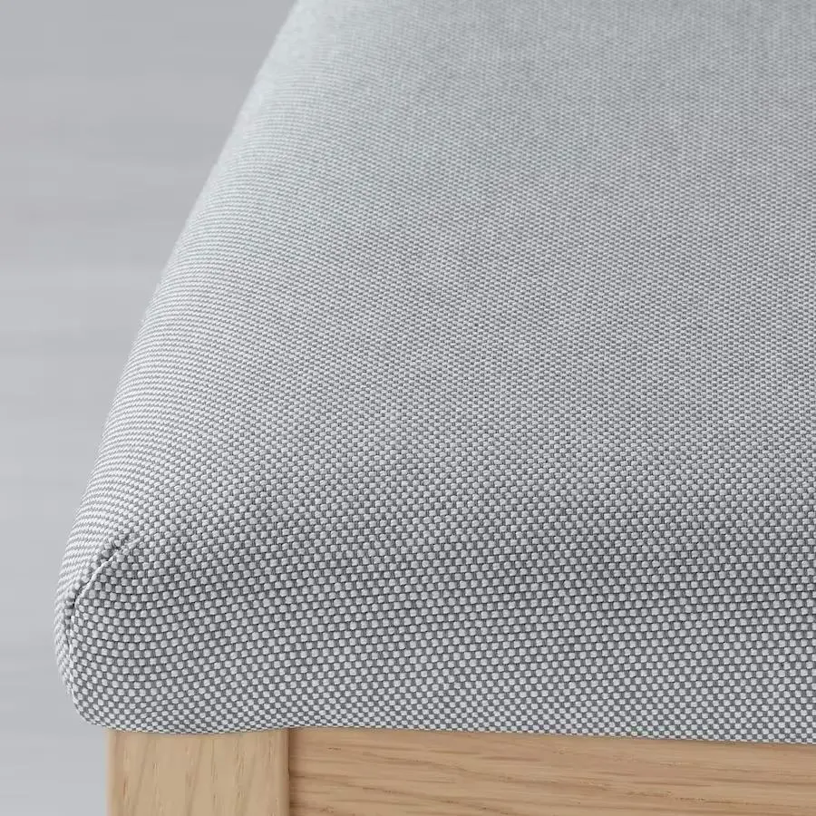 Scaun IKEA Ekedalen, stejar/ gri orrsta