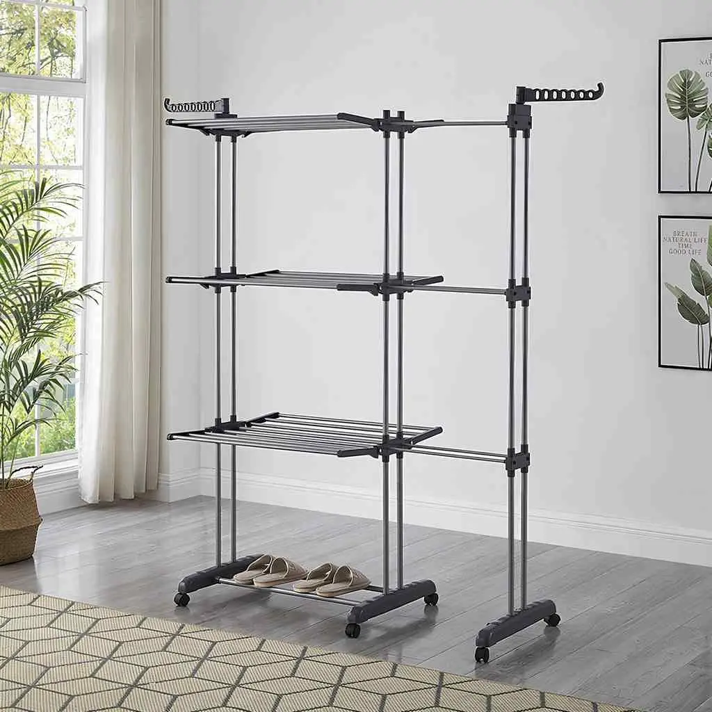 Uscător de rufe 4Life AT92 Towel Rack, gri