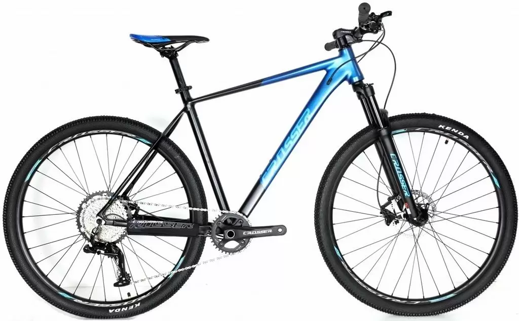 Bicicletă Crosser MT-041 21S, negru/albastru