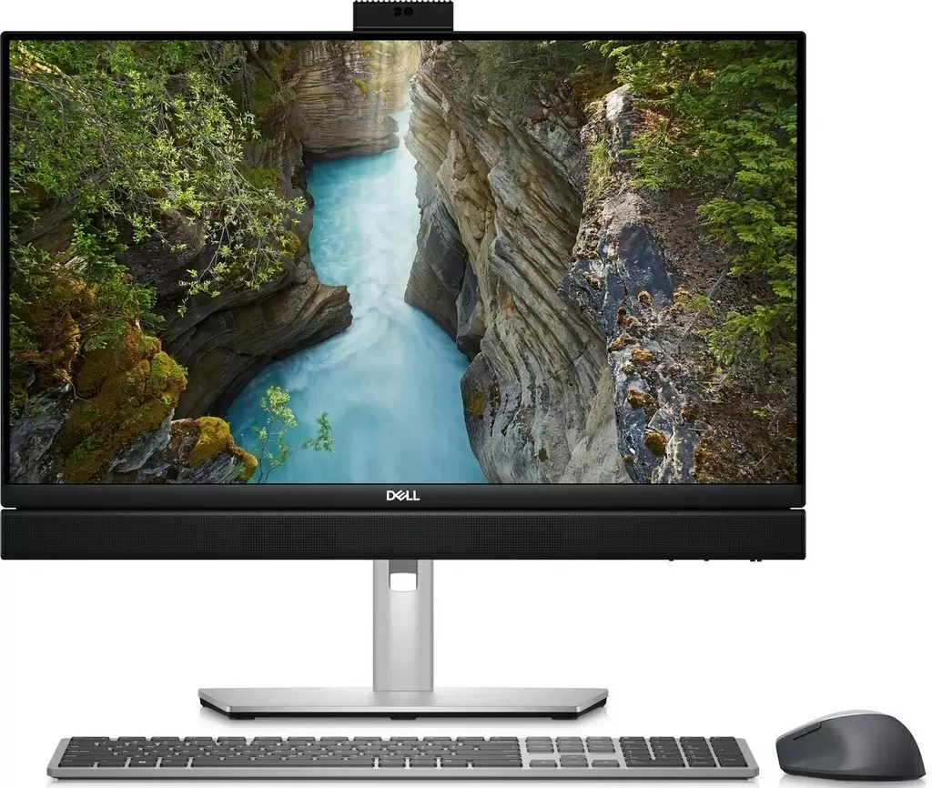 All-in-One Dell OptiPlex 7410 (23.8"/FHD/Core i7-13700/16GB/512GB), negru/gri