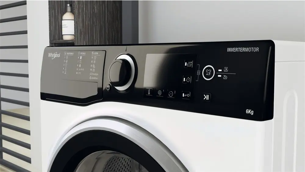 Стиральная машина Whirlpool WRBSB 6228 B EU, белый на tehnoparc.md Стиральная машина Whirlpool WRBSB 6228 B EU, белый