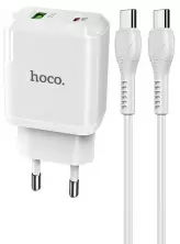 Зарядное устройство Hoco N5 Favor PD20W+QC3.0 Charger Set, белый
