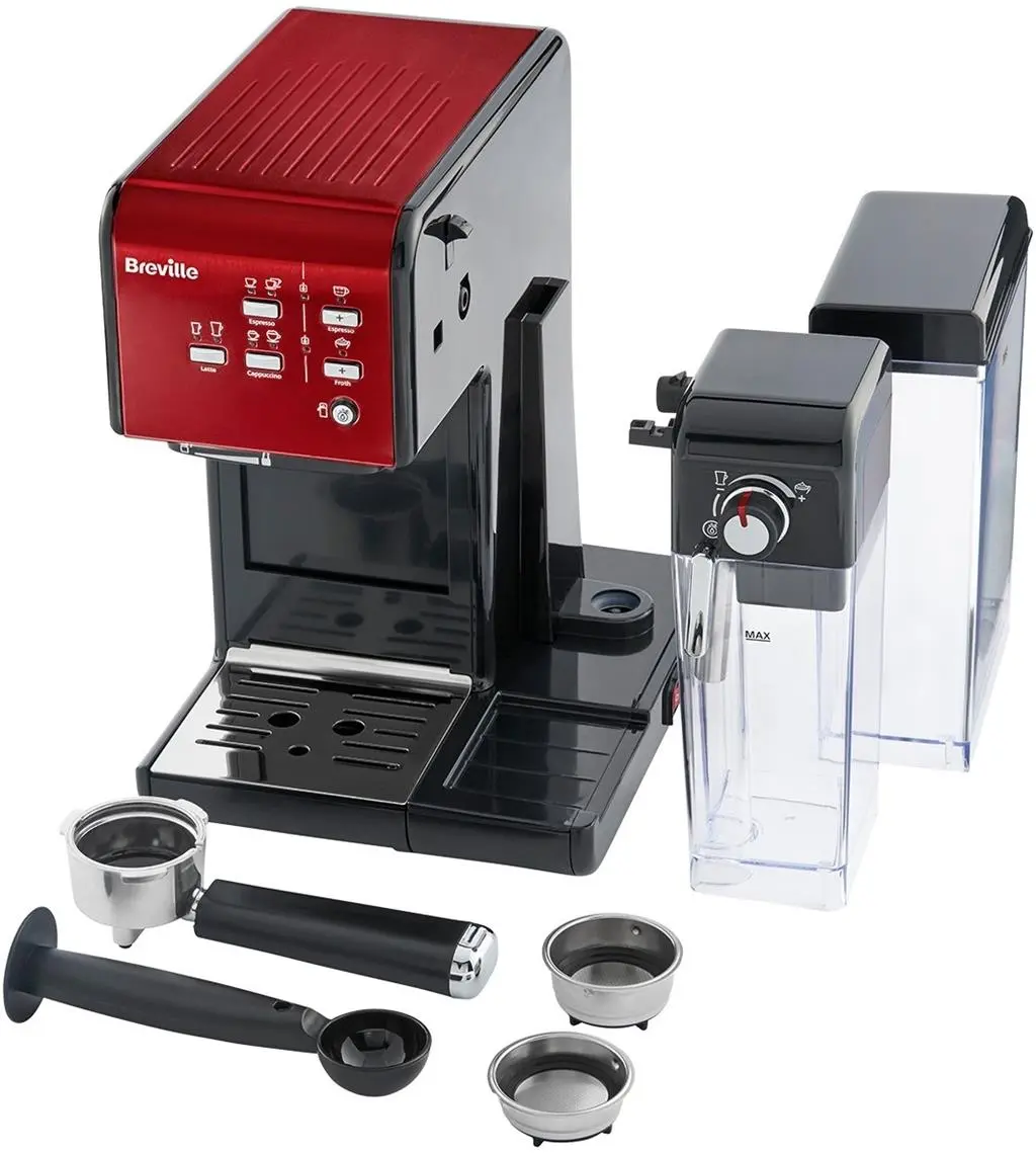 Электрокофеварка Breville VCF109X-01, красный