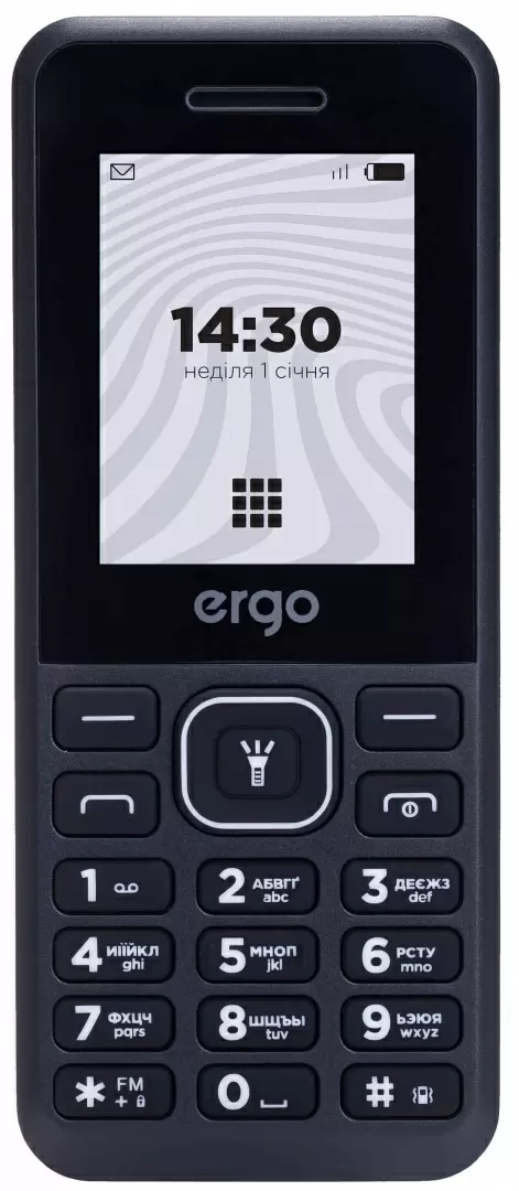 Мобильный телефон Ergo B181 Duos, черный