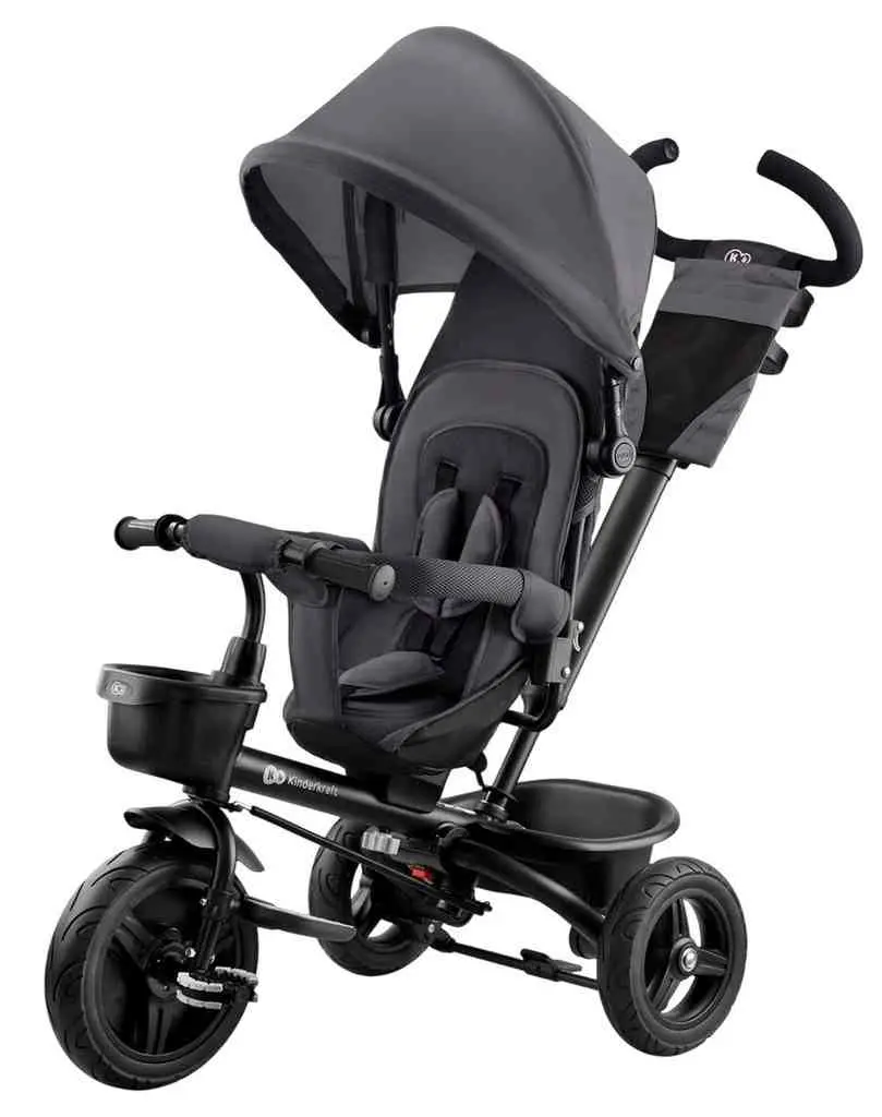 Bicicletă pentru copii KinderKraft Aveo, gri