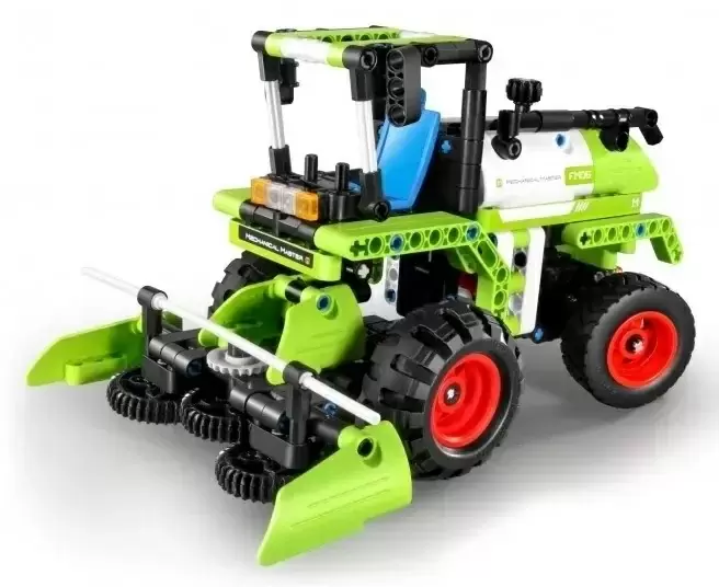 Set de construcție XTech 2in1 Combine harvester & Pick up Truck 336 pcs