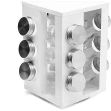 Set pentru condimente Starke Pro Harper 12pcs, alb