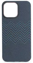 Чехол Vanta Carbon Ring Weaving M Magsafe for iPhone 16 M- (VACCRWMIP16BL), синий