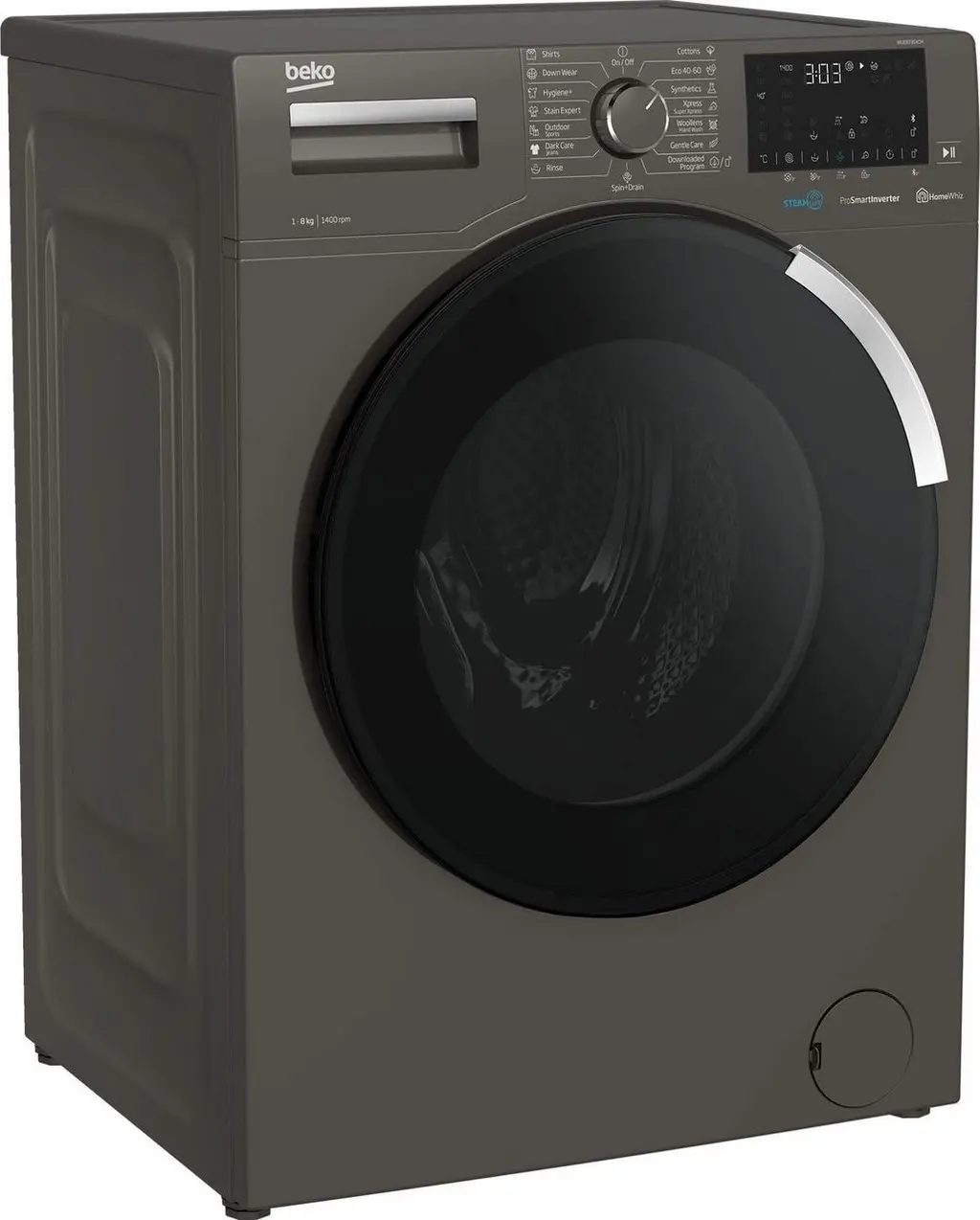 Maşină de spălat rufe Beko WUE8736XCM, gri