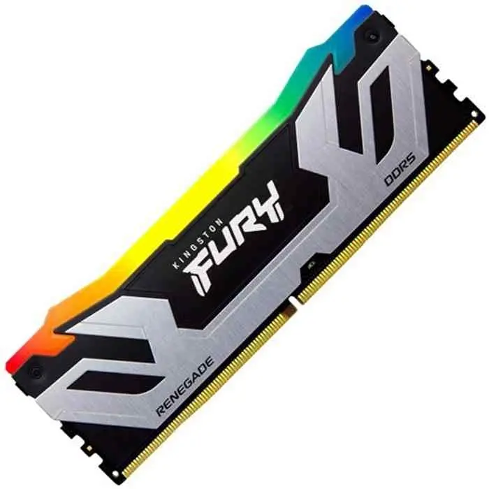 Memorie Kingston FURY Renegade Silver 24GB RGB DDR5-8400MHz, CL40, 1.45V pe tehnoparc.md Memorie Kingston FURY Renegade Silver 24GB RGB DDR5-8400MHz, CL40, 1.45V