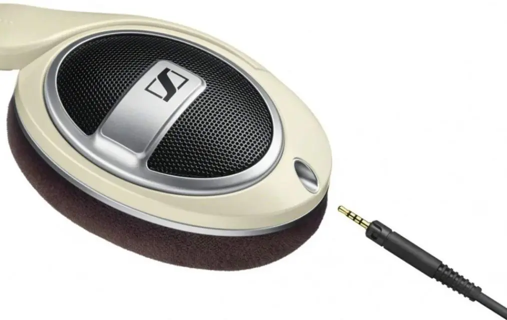 Căşti Sennheiser HD 599, alb/cafeniu