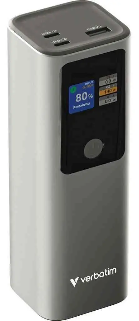 Acumulator extern Verbatim Charge 'n' Go 27000mAh, gri