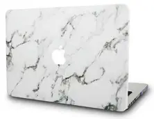 Чехол для ноутбука Helmet Hardshell for Macbook Pro 15 2016/2017 Marble (HMT-HSMBP15-MS), серебристый