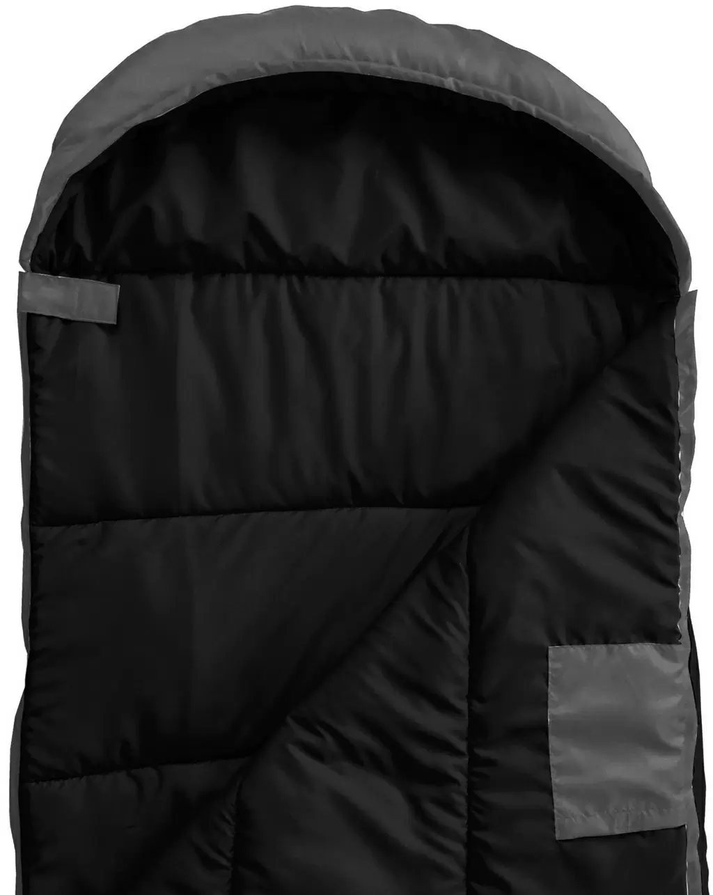 Спальный мешок Spokey Nordic 250, черный/серый
