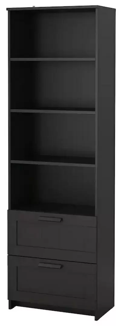 Книжный шкаф IKEA Brimnes 60x190см, черный