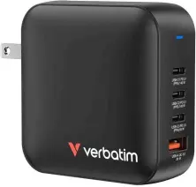 Încărcător Verbatim Mini GaN Charger 165W, negru pe tehnoparc.md Încărcător Verbatim Mini GaN Charger 165W, negru