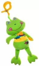 Jucărie pentru pătucuri şi cărucioare Akuku A0391 Frog, verde
