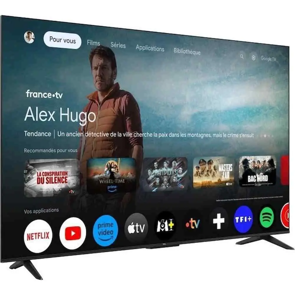 Televizor TCL 65T69C, negru