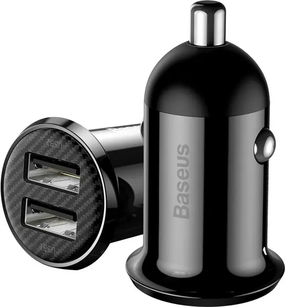 Încărcător auto Baseus CCALLP-01, negru