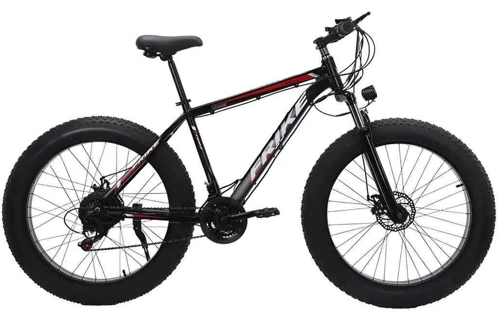 Велосипед Frike Fatbike 26, черный/красный на tehnoparc.md Велосипед Frike Fatbike 26, черный/красный