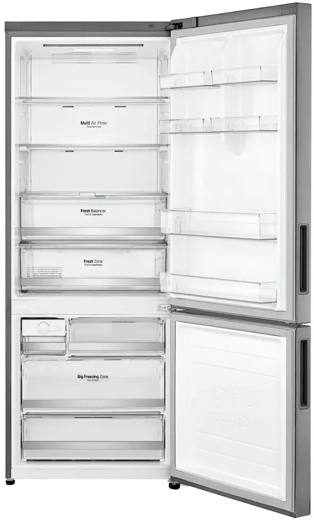 Холодильник LG GC-B569PMCZ, серебристый