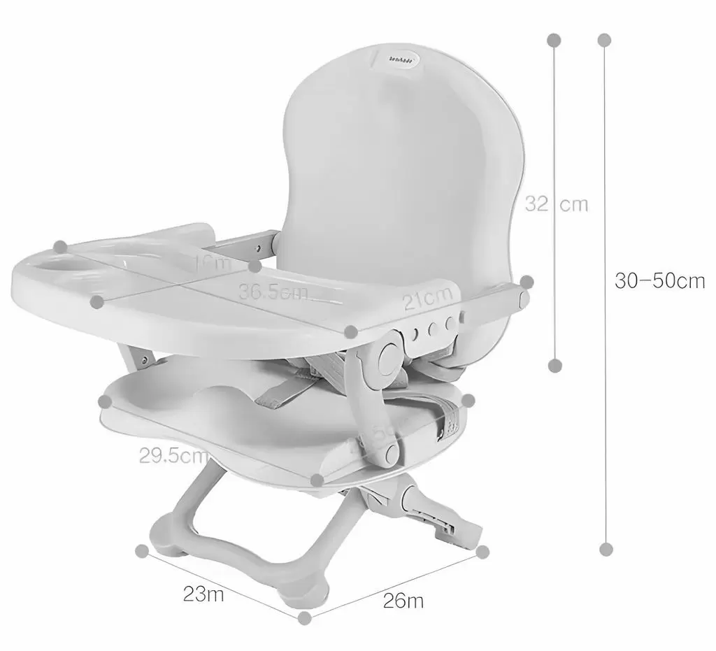 Scaun de masă 4Play Compact, roz