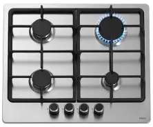 Газовая панель Haier HHX-M64CNX, нержавеющая сталь