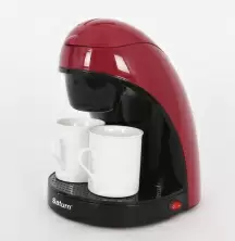Cafetieră electrică Saturn ST-CM7050, negru/roșu