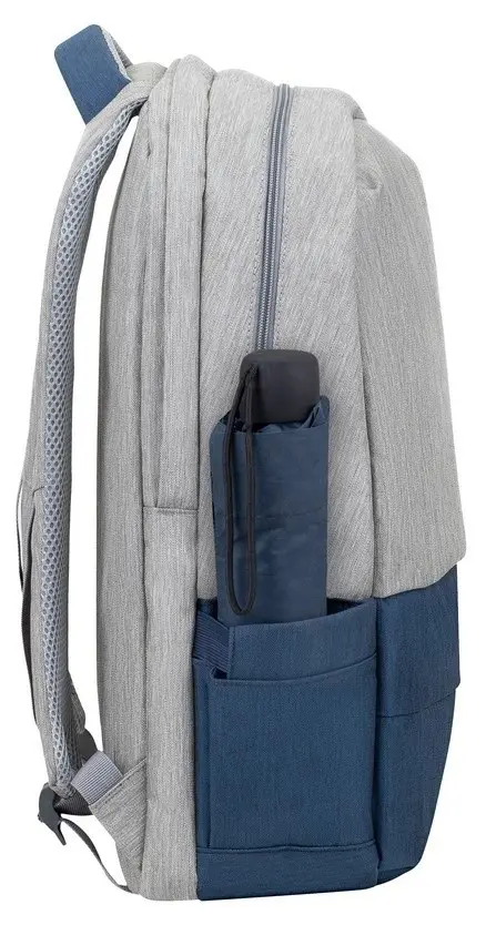 Rucsac Rivacase 7567, gri/albastru