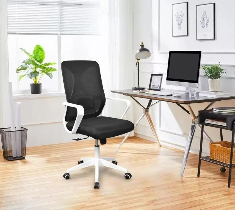 Офисное кресло DP F-20141 A, черный/белый