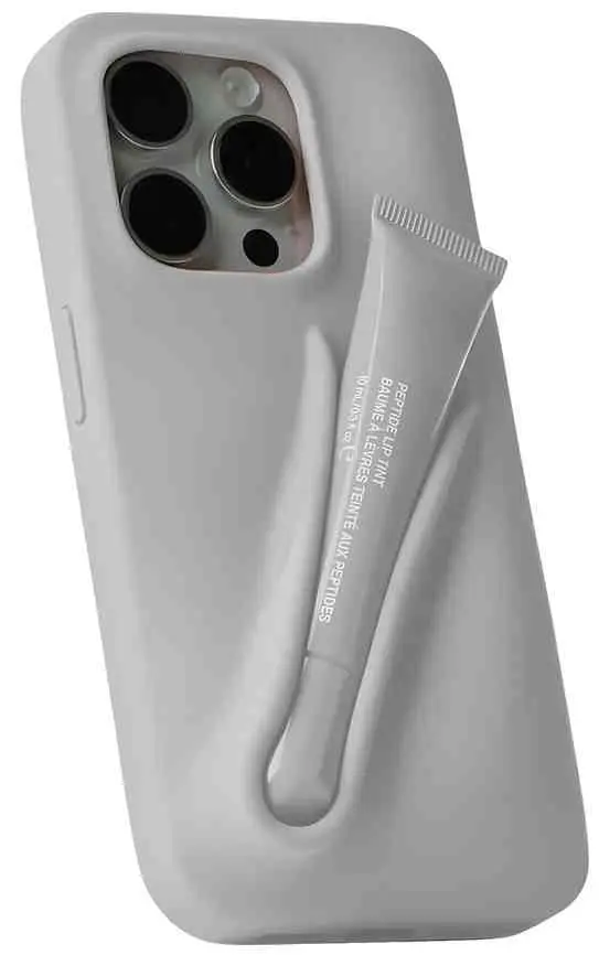Husă de protecție Rhode Lip Tint Phone Case iPhone 16 Pro Max Unscented (RHLTIP16PMUN), gri