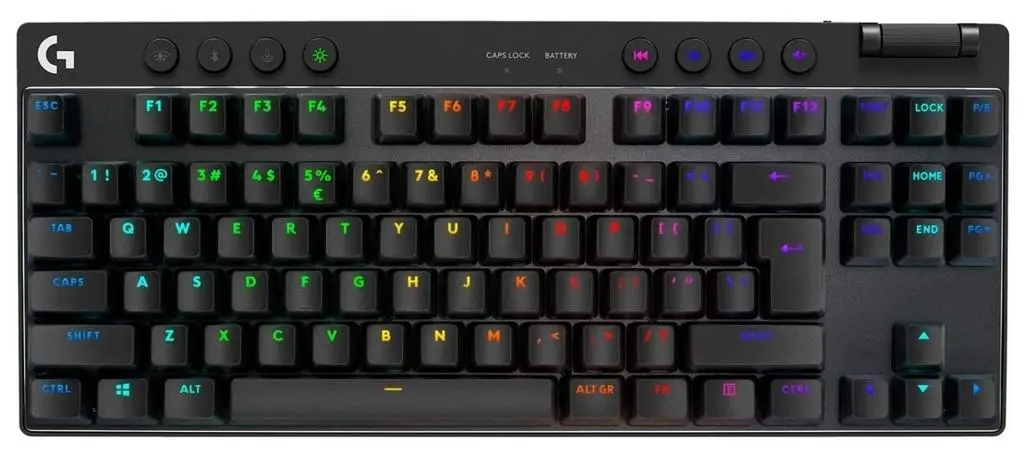 Tastatură Logitech G Pro X TKL, negru