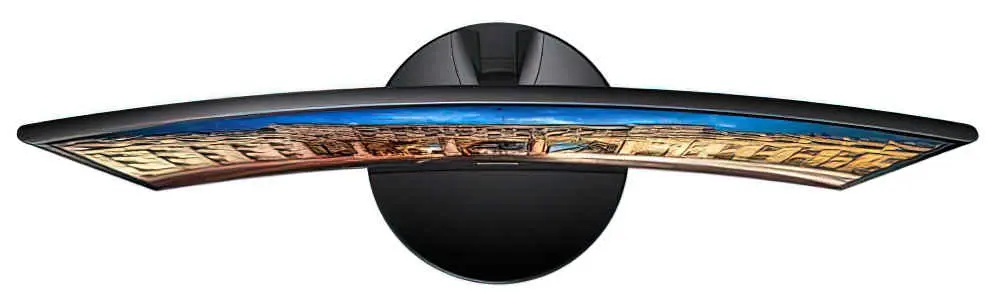 Monitor Samsung C24F390FHI, negru