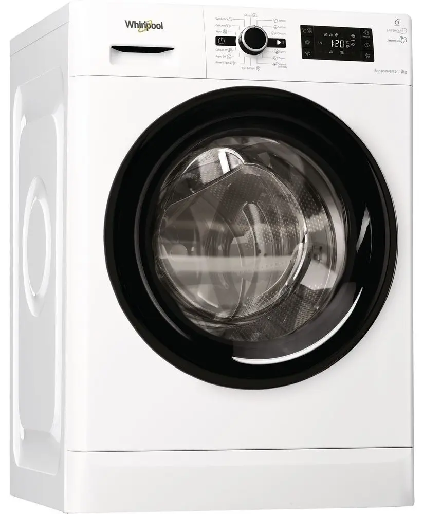Стиральная машина Whirpool FWG81484BV EE, белый на tehnoparc.md Стиральная машина Whirpool FWG81484BV EE, белый