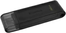 Flash USB Kingston DataTraveler 70 Type-C 32GB, negru