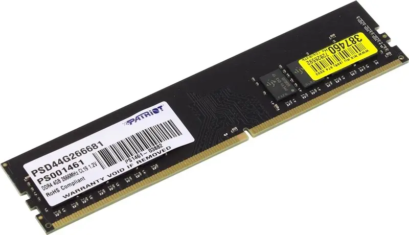 Memorie Patriot Signature Line 4GB DDR4-2666MHz, CL19, 1.2V