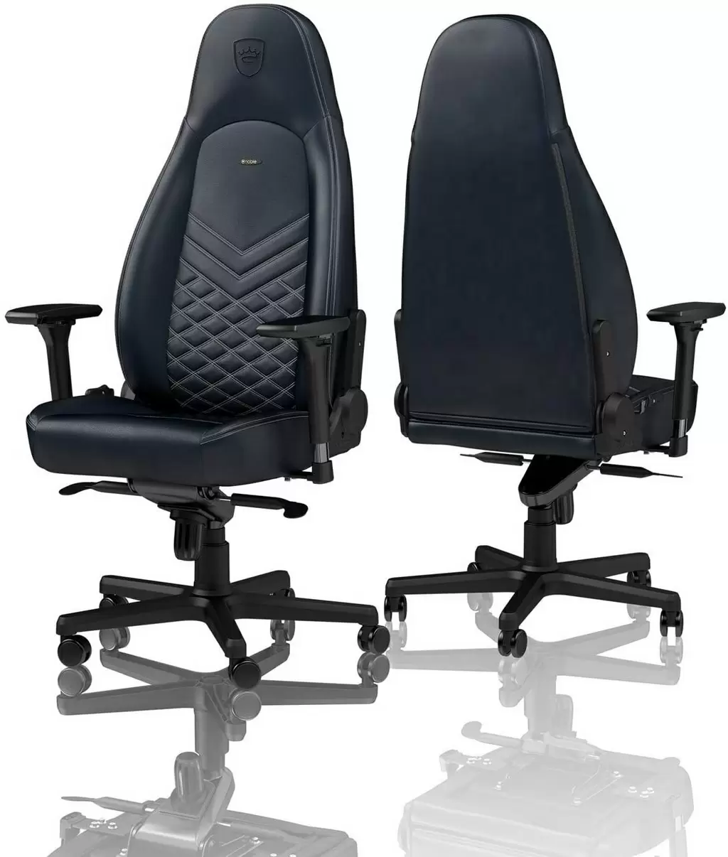 Компьютерное кресло Noblechairs NBL-ICN-RL-MBG, серый/синий