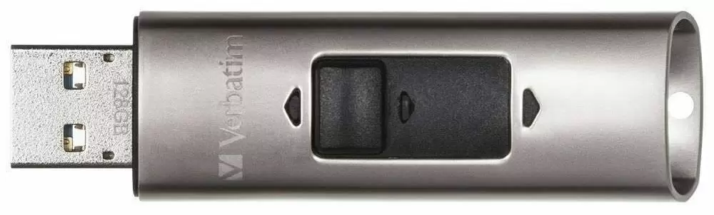 Flash USB Verbatim Vx400 128GB, argintiu