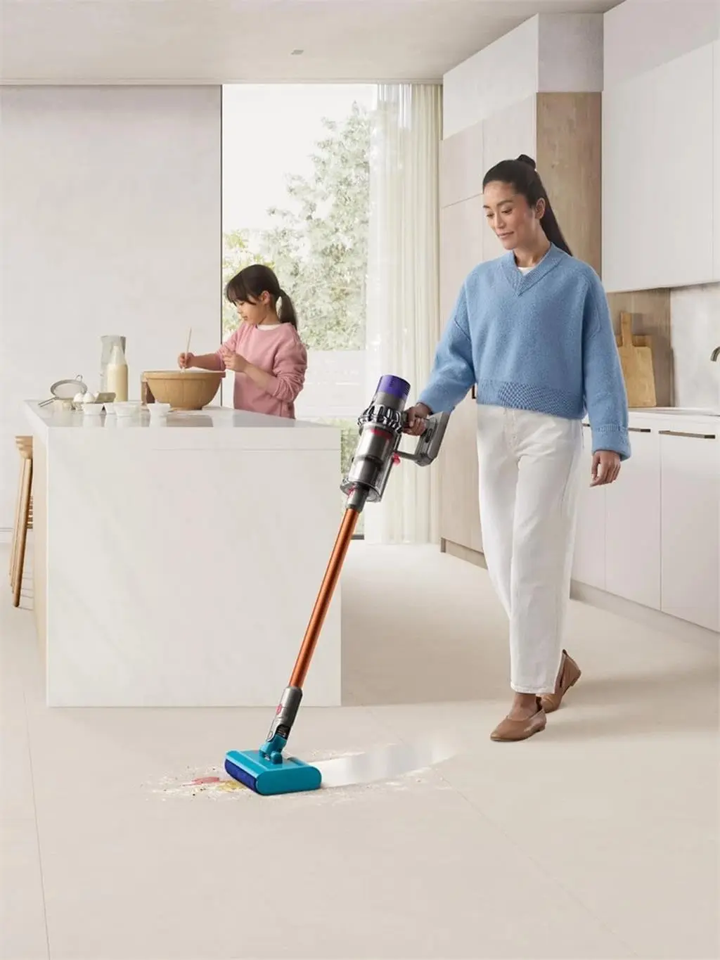 Вертикальный пылесос Dyson Cyclone V10 Submarine, серый