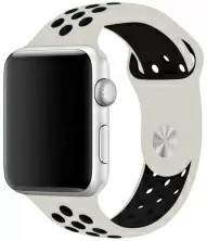 Curea Helmet Sport Apple Watch Silica 38/40, negru/alb